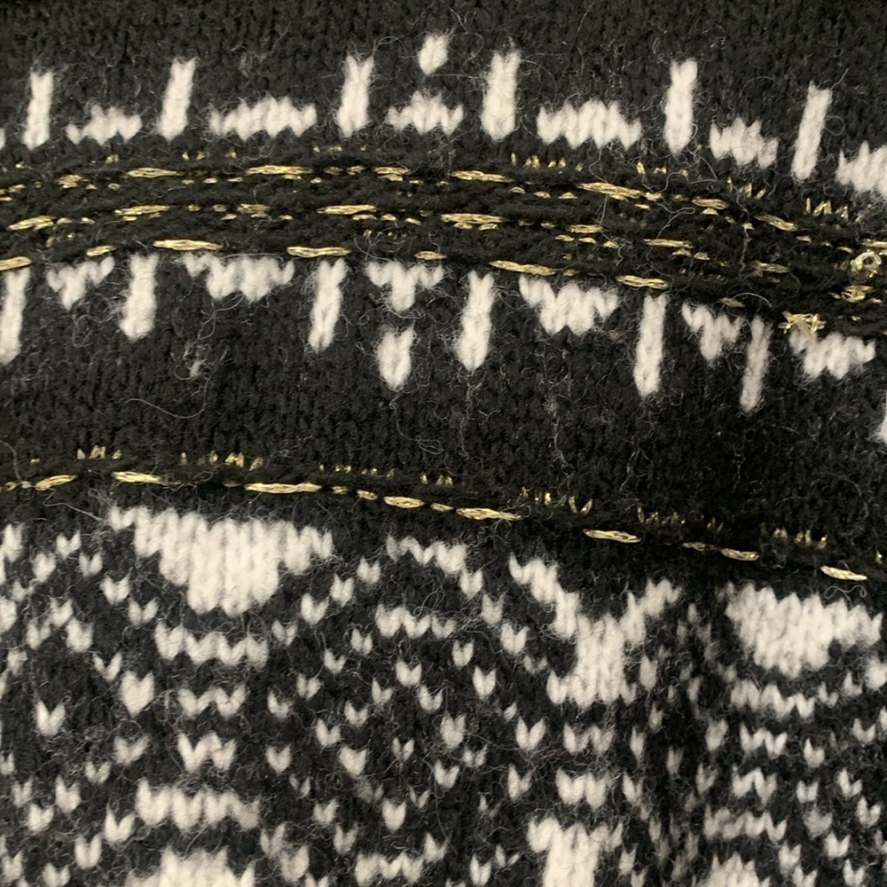 Women’s Sam Edelman Black/White Boatneck Sweater Size Small EUC - Picture 4 of 7